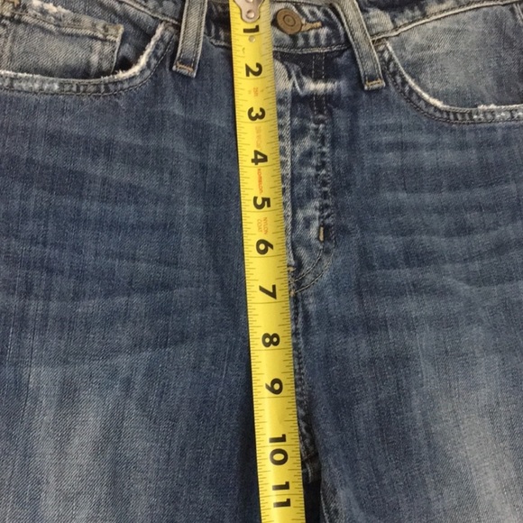 EUC Flying Monkey Button Fly Crop Fray Jeans - Picture 8 of 12